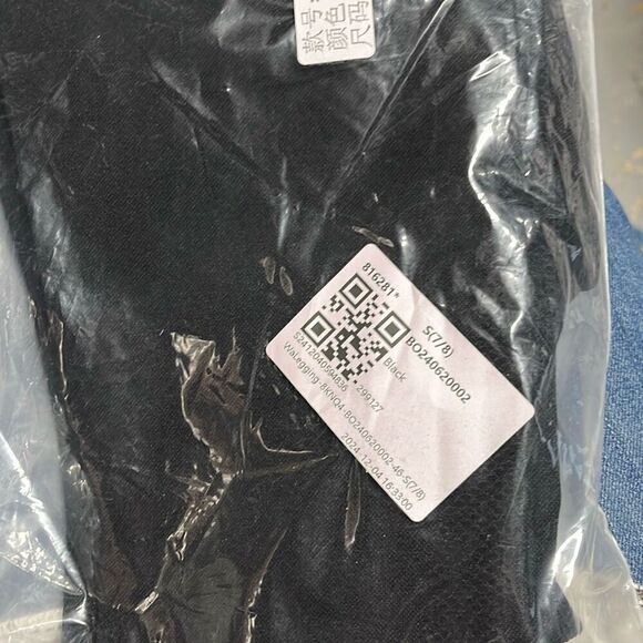 Halara Womens S 7/8 Seamless Flow High Waisted Butt Lifting Leggings Black New - Picture 8 of 10